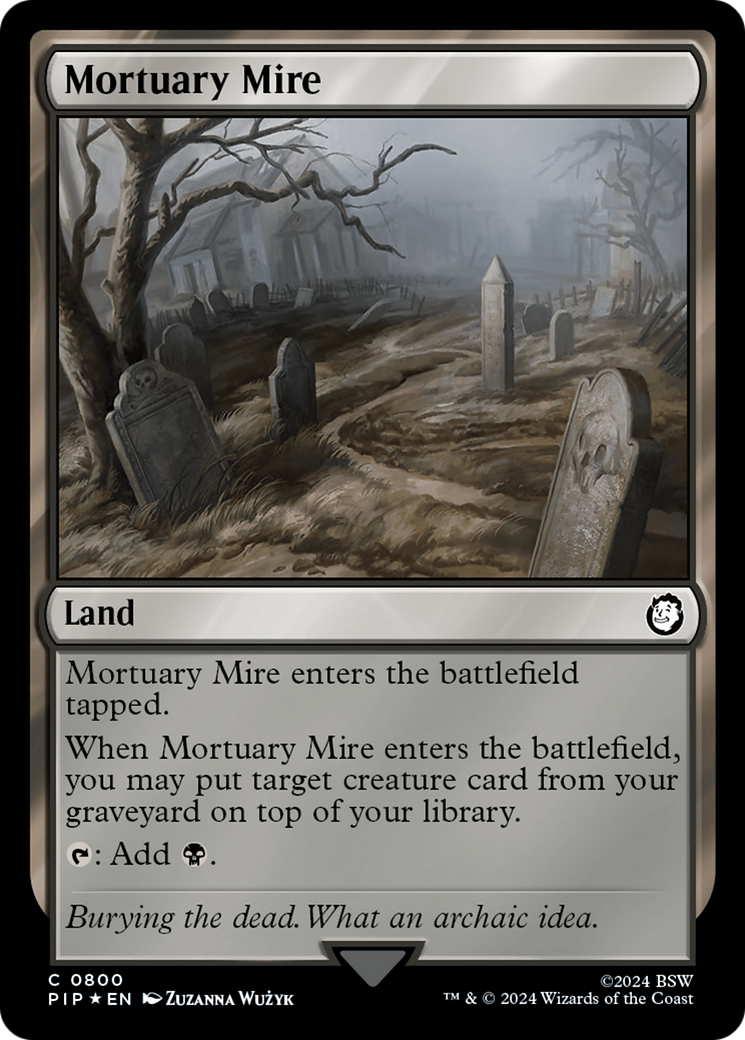 Mortuary Mire (Surge Foil) [Fallout] | Jomio and Rueliete's Cards and Comics