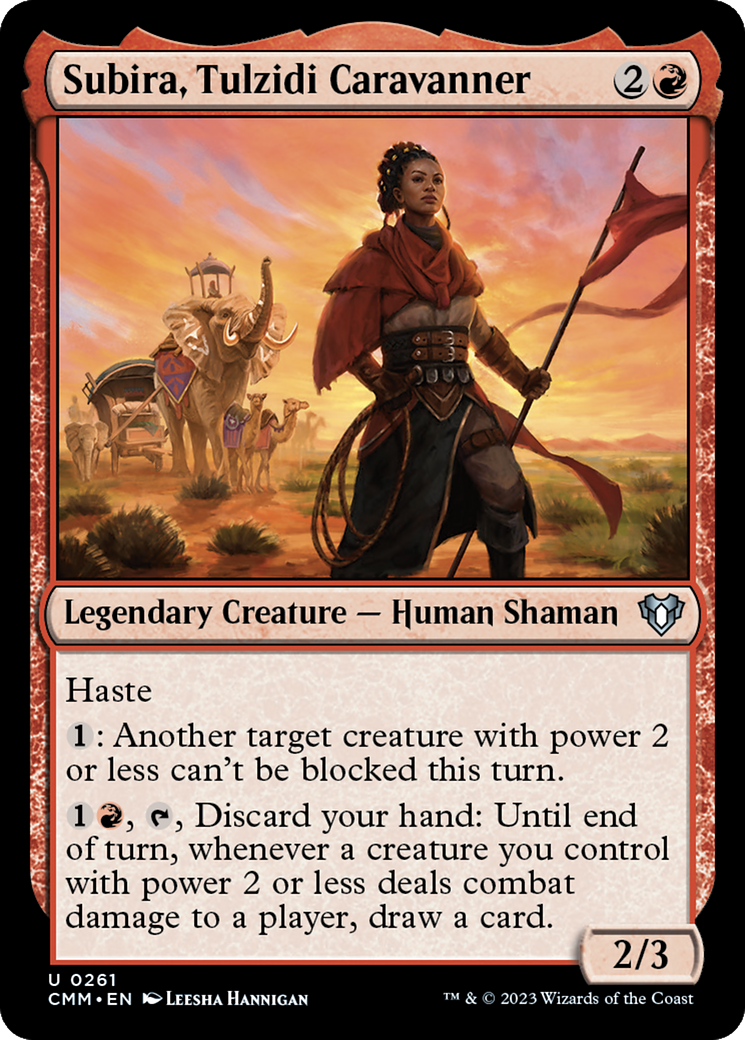 Subira, Tulzidi Caravanner [Commander Masters] | Jomio and Rueliete's Cards and Comics