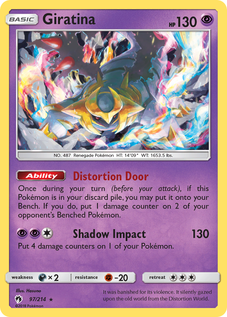 Giratina (97/214) [Sun & Moon: Lost Thunder] | Jomio and Rueliete's Cards and Comics