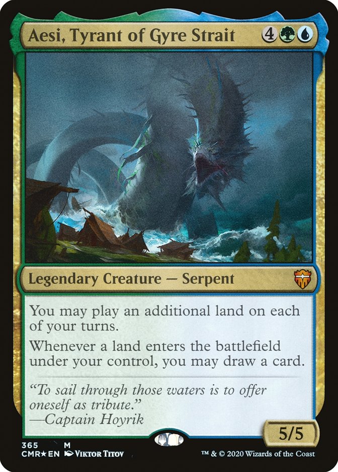 Aesi, Tyrant of Gyre Strait [Commander Legends] | Jomio and Rueliete's Cards and Comics
