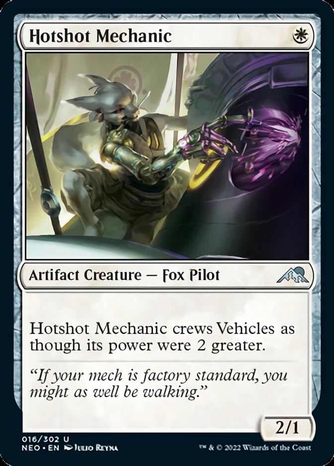 Hotshot Mechanic [Kamigawa: Neon Dynasty] | Jomio and Rueliete's Cards and Comics