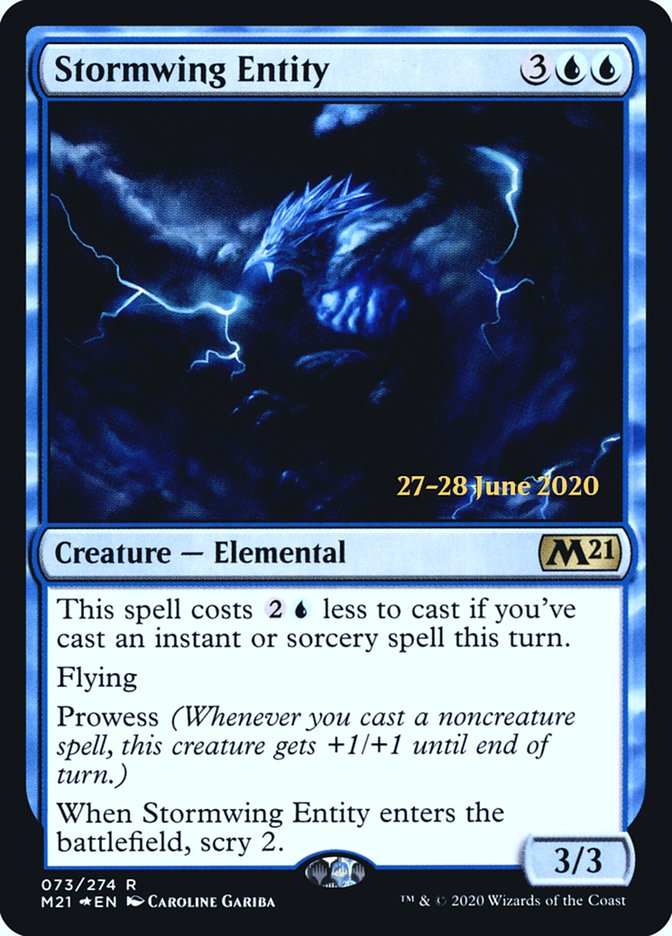 Stormwing Entity [Core Set 2021 Prerelease Promos] | Jomio and Rueliete's Cards and Comics