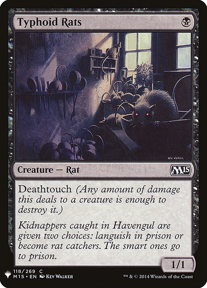 Typhoid Rats [Mystery Booster] | Jomio and Rueliete's Cards and Comics