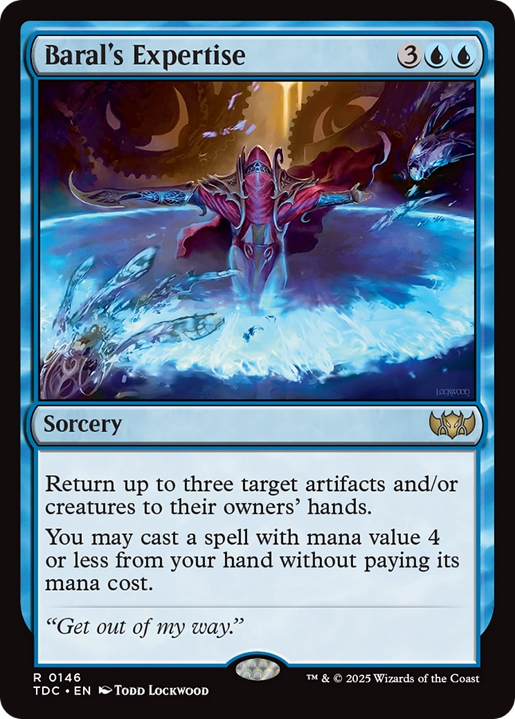 Baral's Expertise [Tarkir: Dragonstorm Commander] | Jomio and Rueliete's Cards and Comics