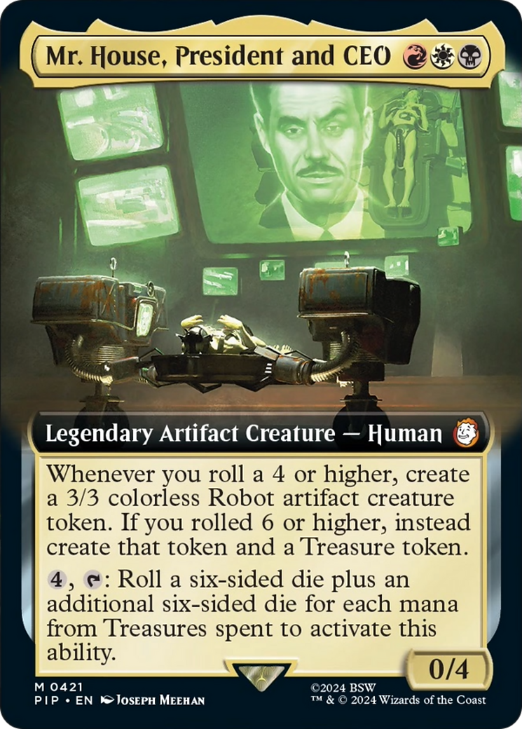 Mr. House, President and CEO (Extended Art) [Fallout] | Jomio and Rueliete's Cards and Comics