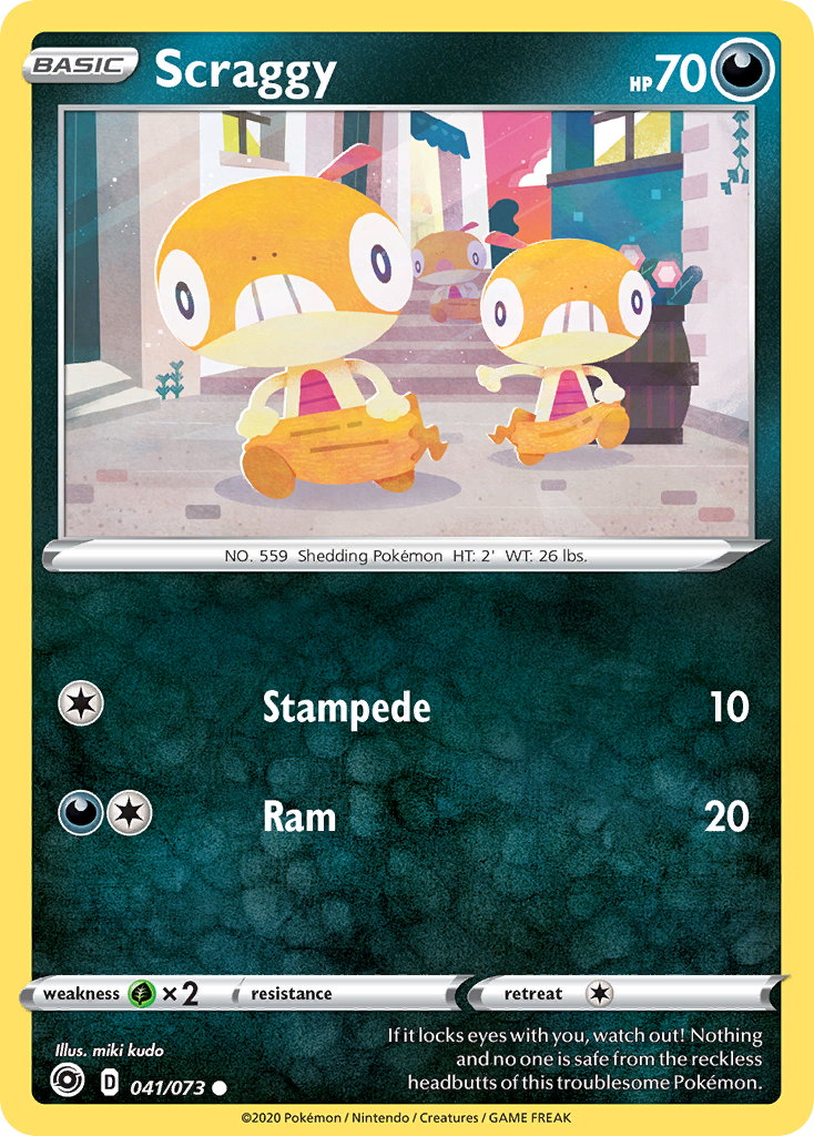 Scraggy (041/073) [Sword & Shield: Champion's Path] | Jomio and Rueliete's Cards and Comics