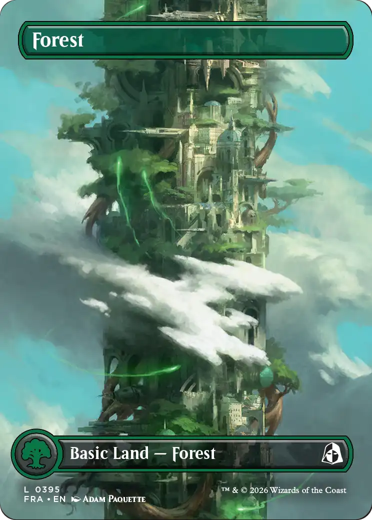 Forest (Borderless) (0395) [Reality Fracture] | Jomio and Rueliete's Cards and Comics