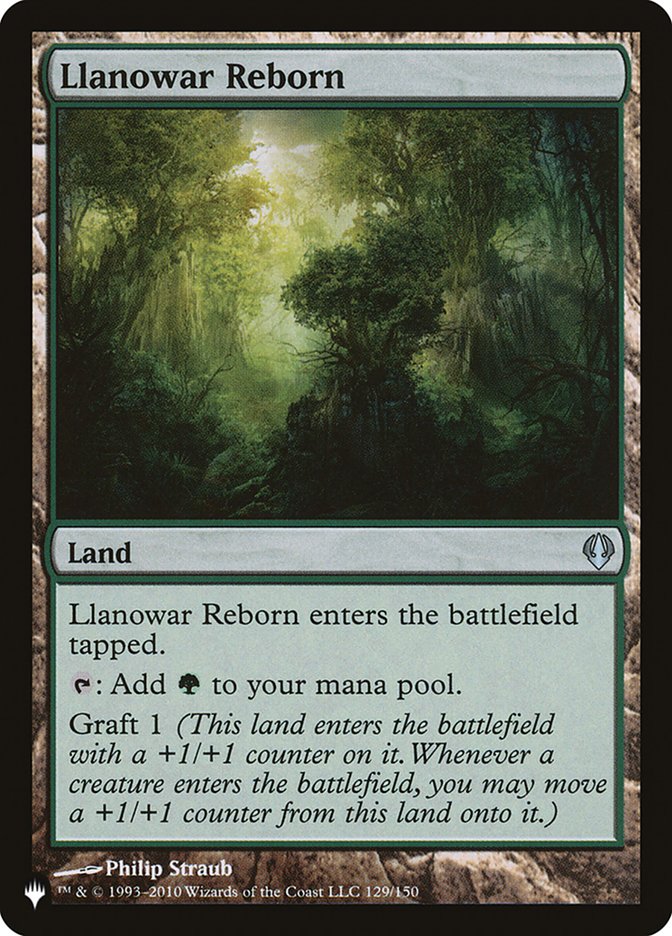 Llanowar Reborn [The List] | Jomio and Rueliete's Cards and Comics