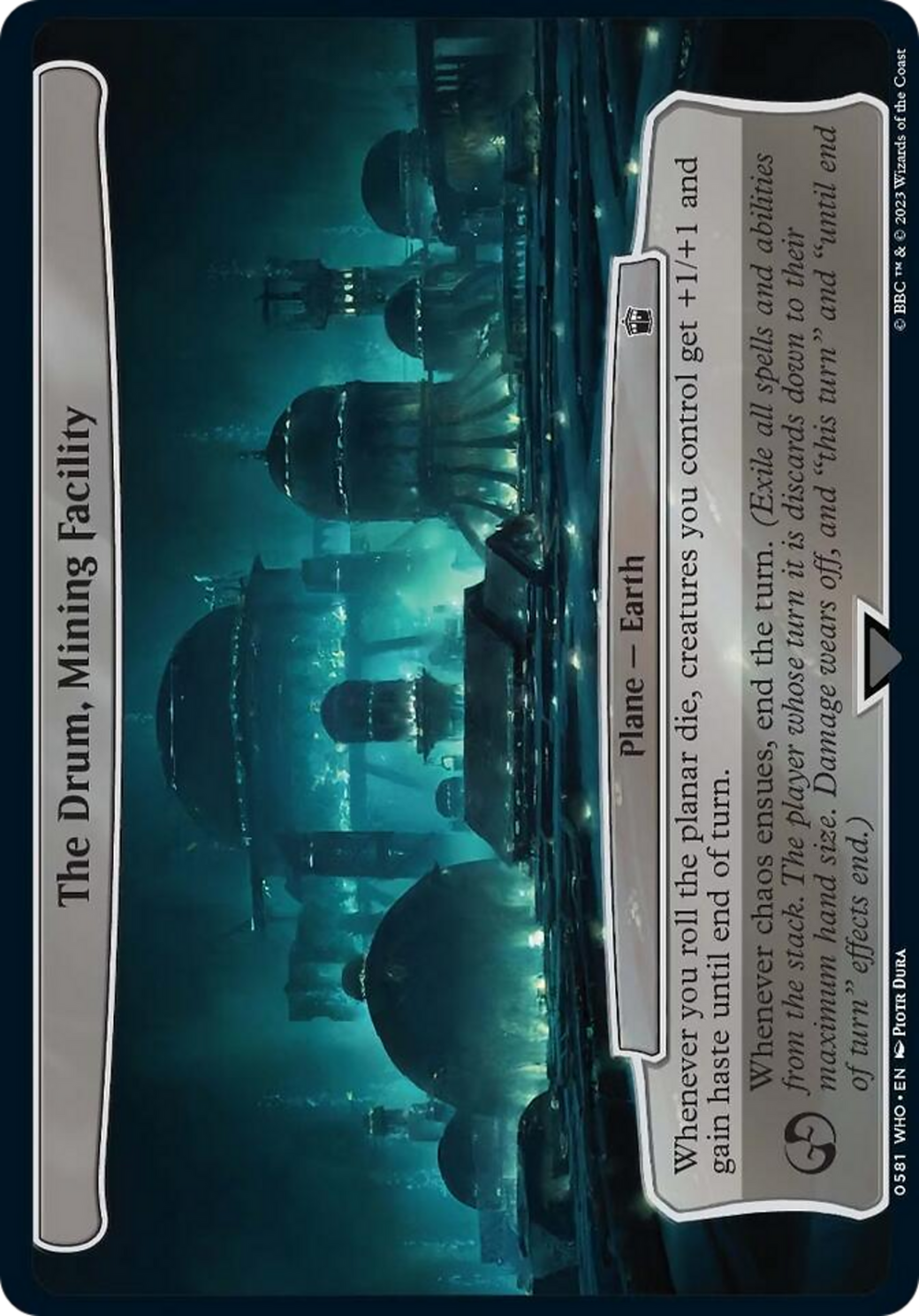 The Drum, Mining Facility [Doctor Who] | Jomio and Rueliete's Cards and Comics