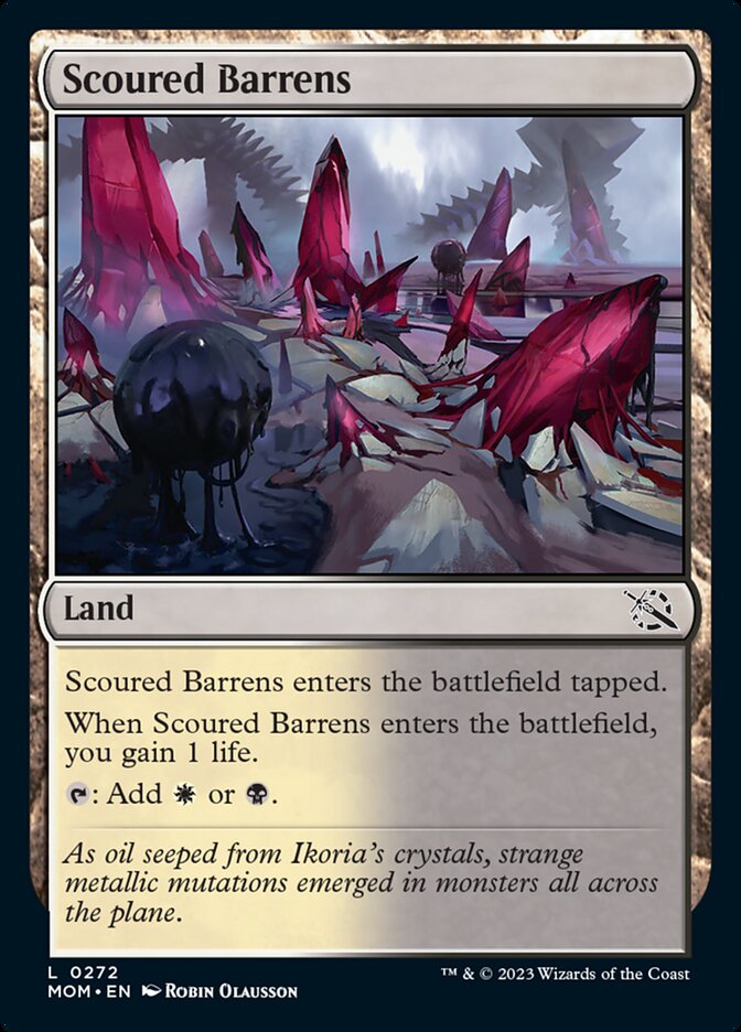 Scoured Barrens [March of the Machine] | Jomio and Rueliete's Cards and Comics