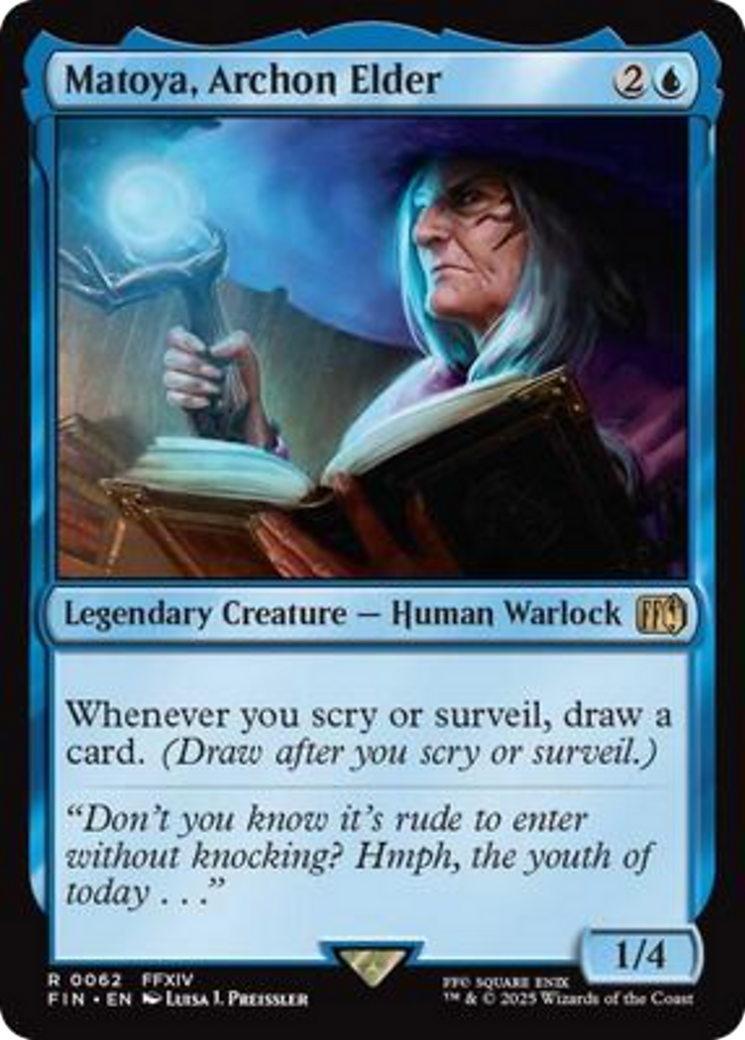 Matoya, Archon Elder [FINAL FANTASY] | Jomio and Rueliete's Cards and Comics