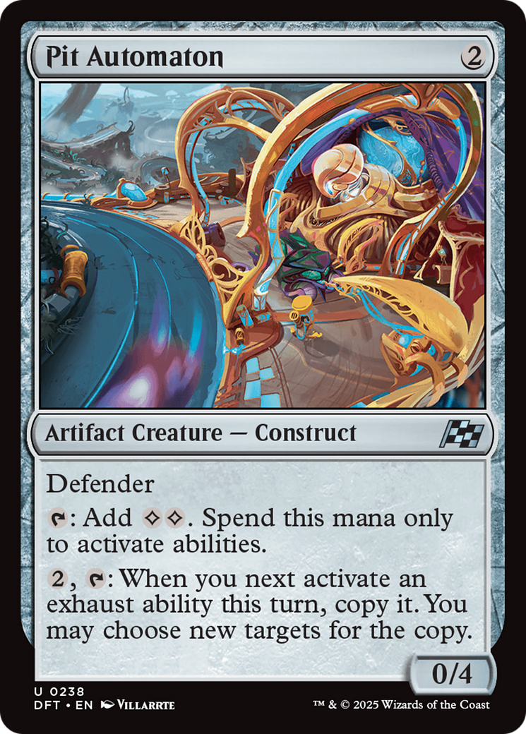 Pit Automaton [Aetherdrift] | Jomio and Rueliete's Cards and Comics
