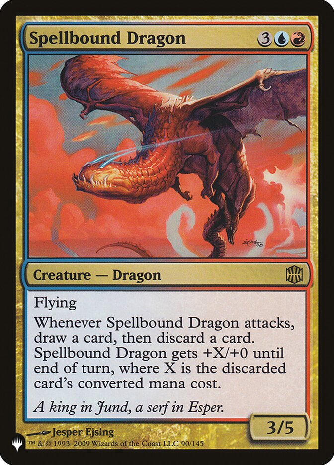 Spellbound Dragon [The List] | Jomio and Rueliete's Cards and Comics