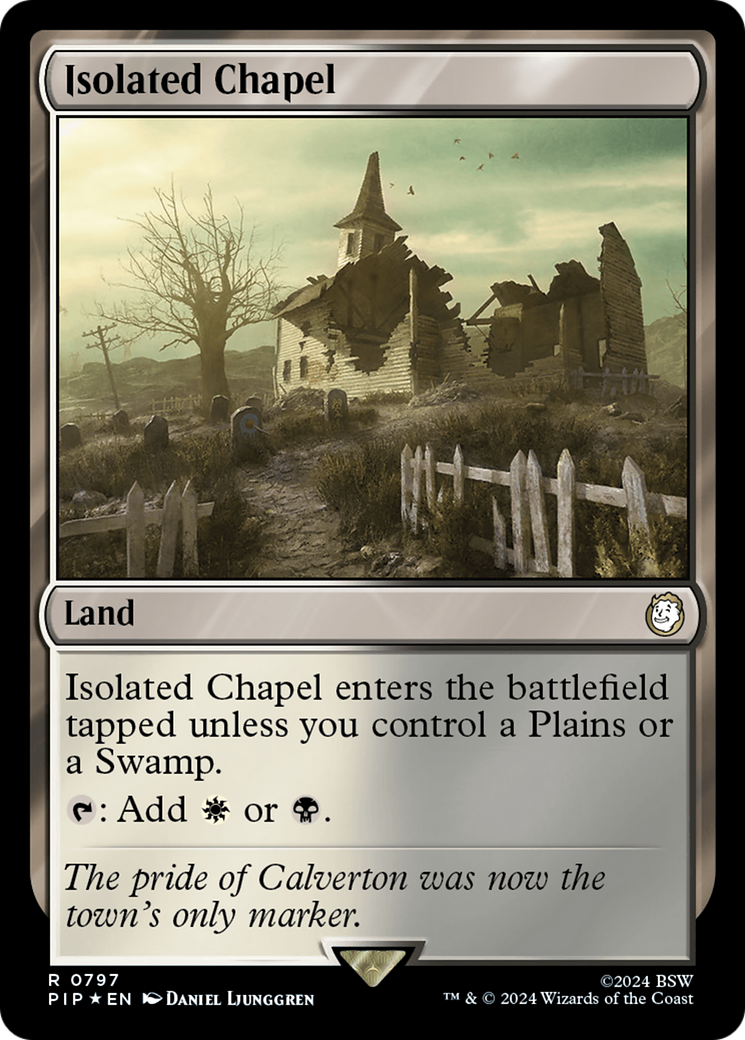 Isolated Chapel (Surge Foil) [Fallout] | Jomio and Rueliete's Cards and Comics