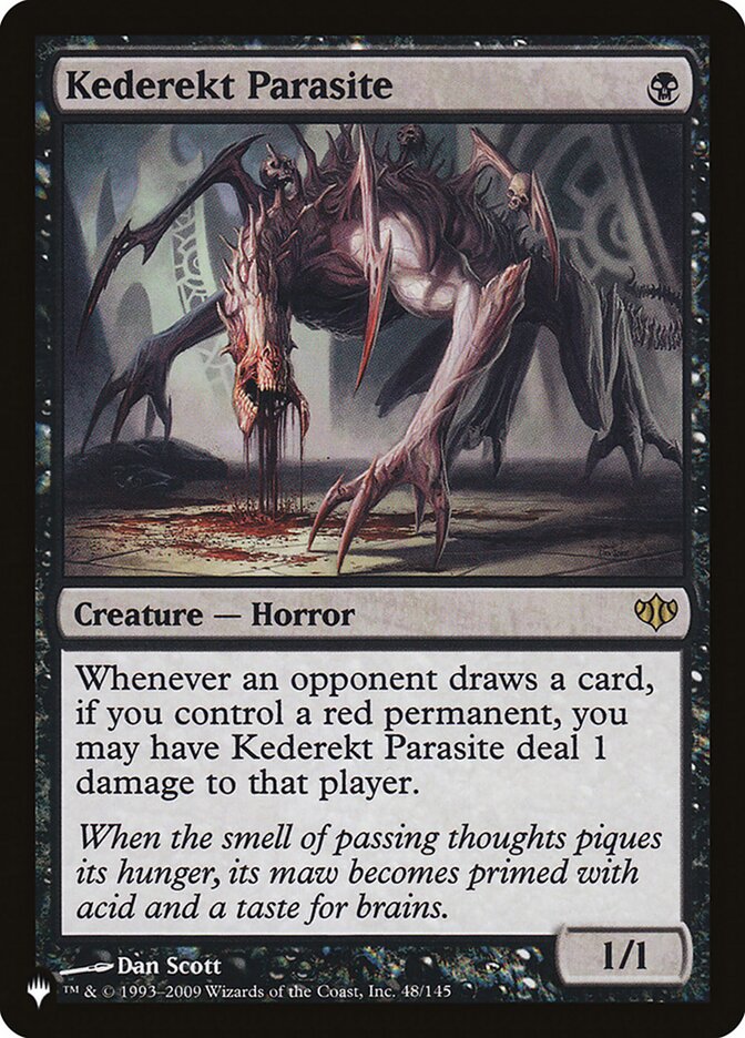 Kederekt Parasite [The List] | Jomio and Rueliete's Cards and Comics