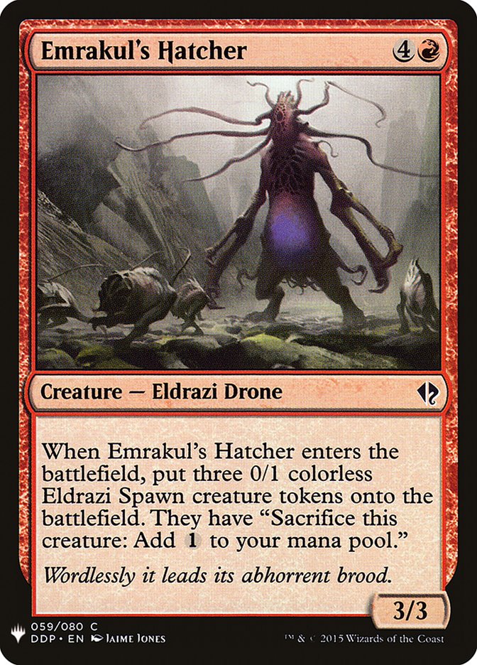 Emrakul's Hatcher [Mystery Booster] | Jomio and Rueliete's Cards and Comics
