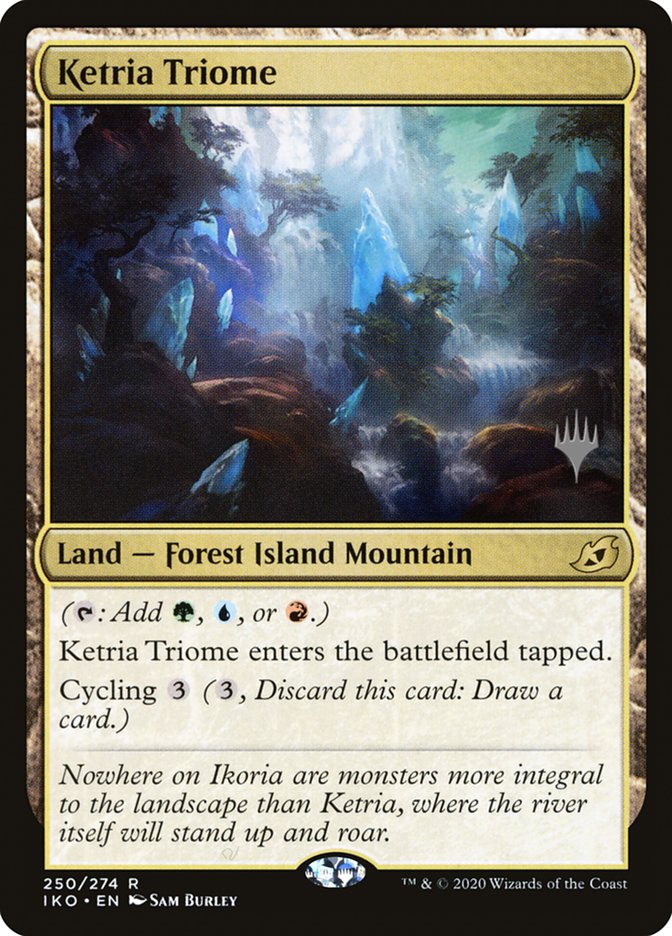 Ketria Triome (Promo Pack) [Ikoria: Lair of Behemoths Promos] | Jomio and Rueliete's Cards and Comics