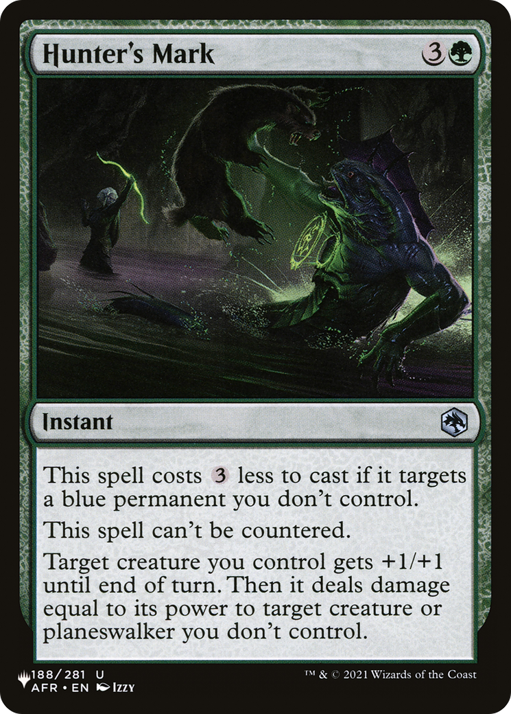 Hunter's Mark [The List] | Jomio and Rueliete's Cards and Comics