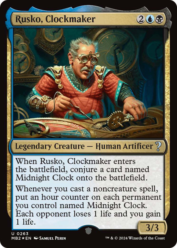 Rusko, Clockmaker [Mystery Booster 2] | Jomio and Rueliete's Cards and Comics