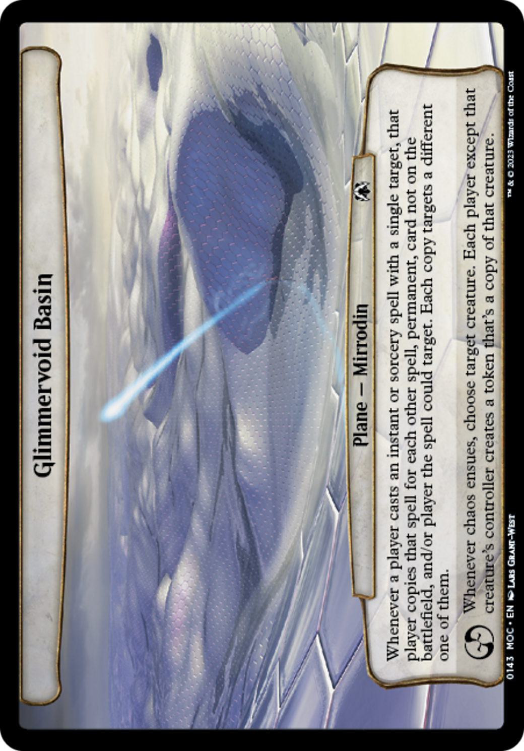 Glimmervoid Basin [March of the Machine Commander] | Jomio and Rueliete's Cards and Comics