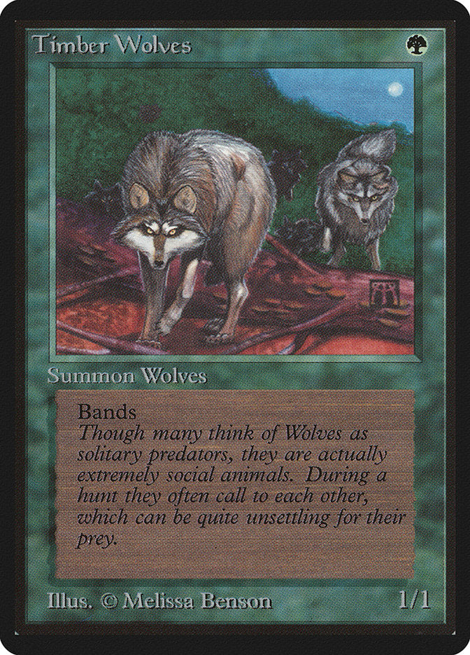 Timber Wolves [Beta Edition] | Jomio and Rueliete's Cards and Comics