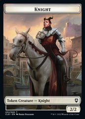 Treasure // Knight Double-Sided Token [Commander Legends: Battle for Baldur's Gate Tokens] | Jomio and Rueliete's Cards and Comics