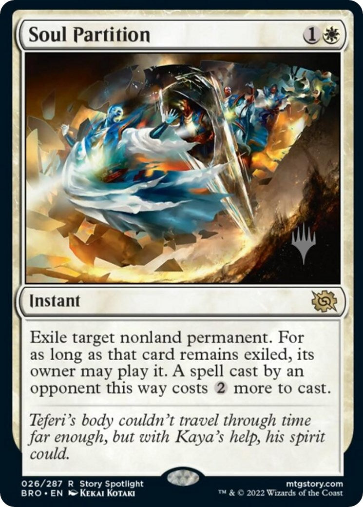 Soul Partition (Promo Pack) [The Brothers' War Promos] | Jomio and Rueliete's Cards and Comics