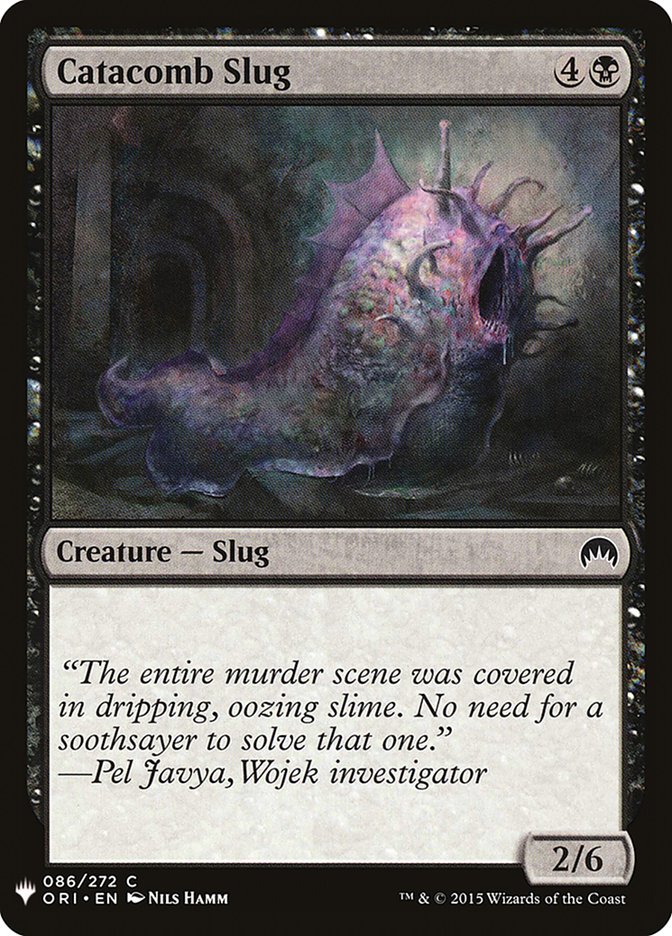 Catacomb Slug [Mystery Booster] | Jomio and Rueliete's Cards and Comics