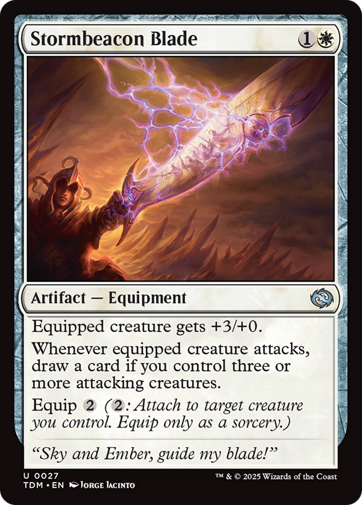 Stormbeacon Blade [Tarkir: Dragonstorm] | Jomio and Rueliete's Cards and Comics