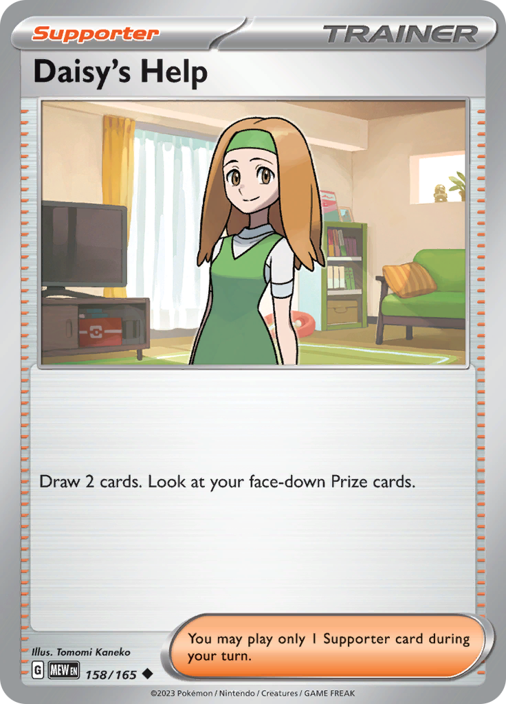 Daisy's Help (158/165) [Scarlet & Violet 151] | Jomio and Rueliete's Cards and Comics