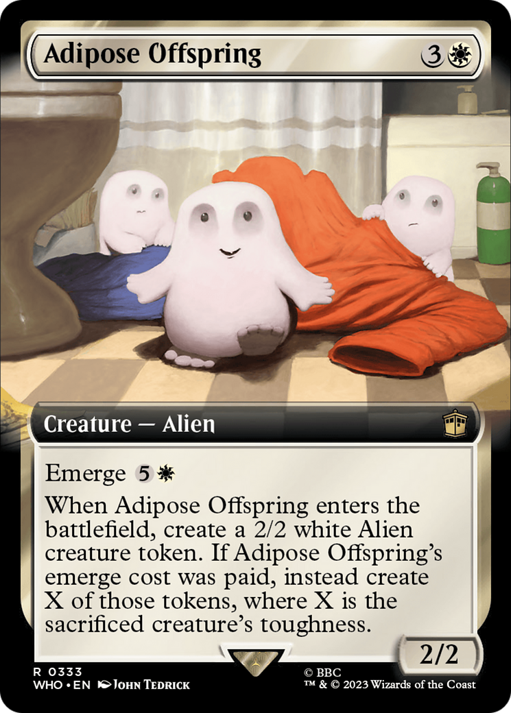 Adipose Offspring (Extended Art) [Doctor Who] | Jomio and Rueliete's Cards and Comics