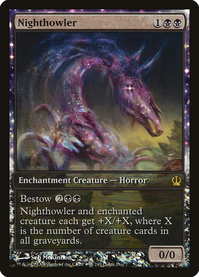 Nighthowler (Game Day) (Extended Art) [Theros Promos] | Jomio and Rueliete's Cards and Comics
