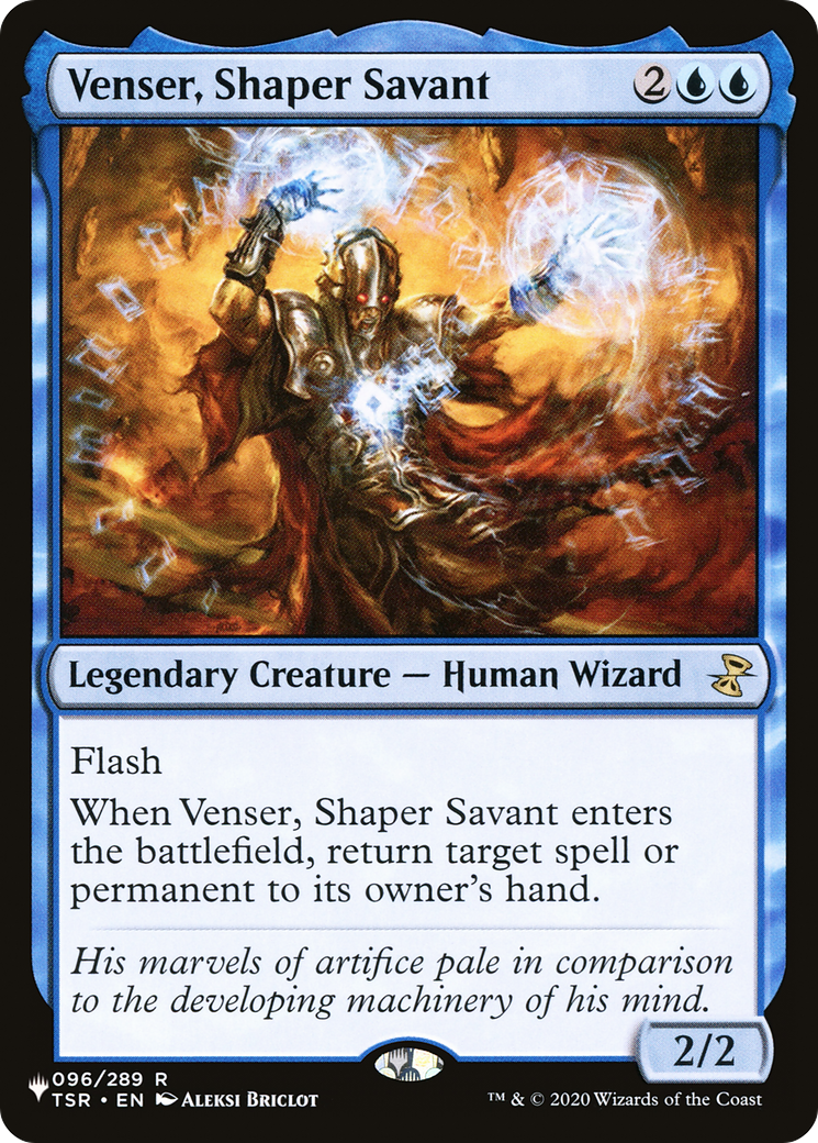 Venser, Shaper Savant [The List] | Jomio and Rueliete's Cards and Comics