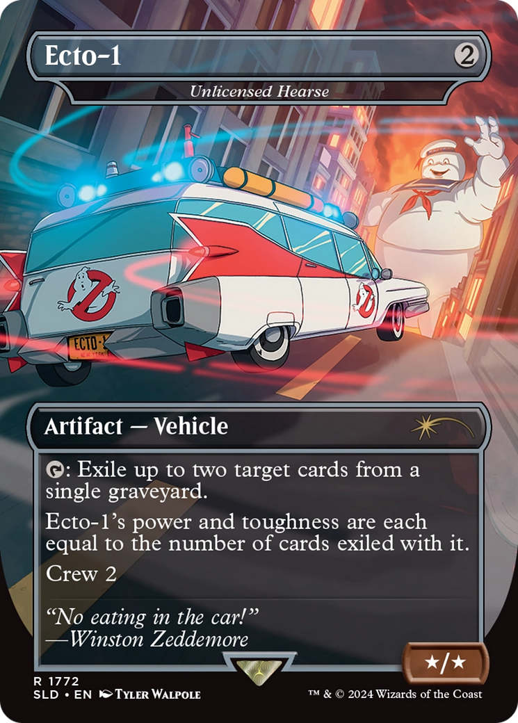 Ecto-1 - Unlicensed Hearse [Secret Lair Drop Series] | Jomio and Rueliete's Cards and Comics