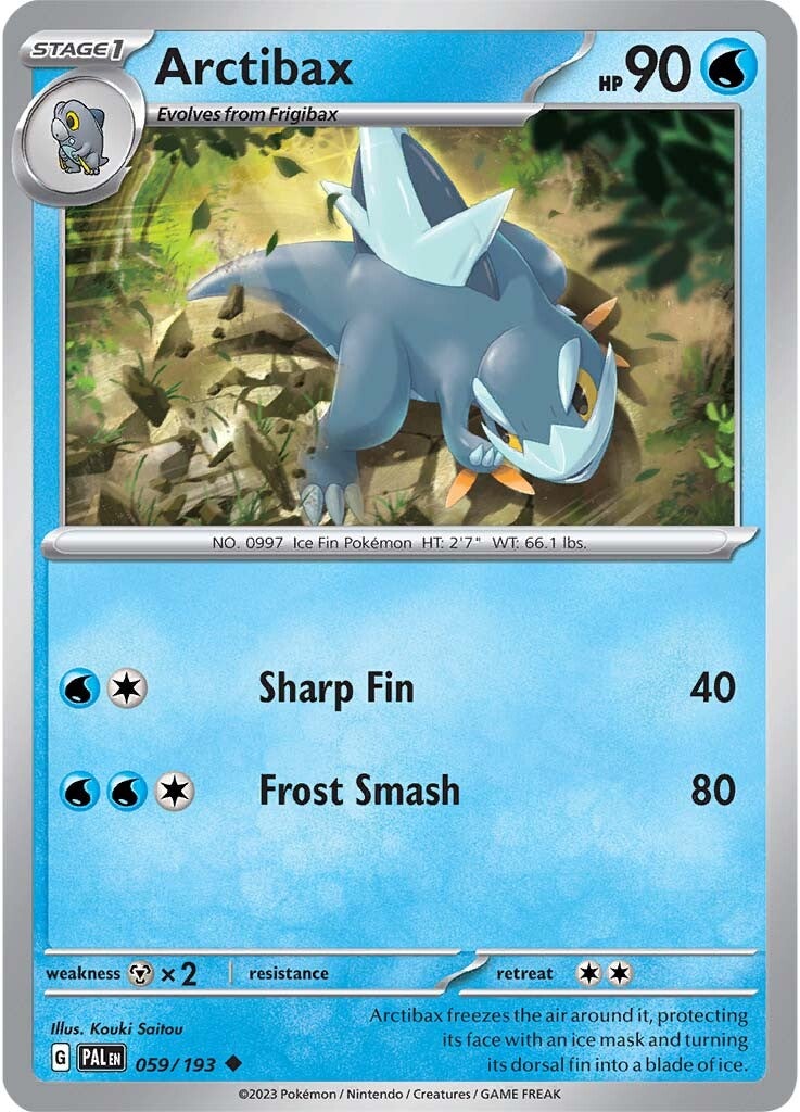 Arctibax (059/193) [Scarlet & Violet: Paldea Evolved] | Jomio and Rueliete's Cards and Comics