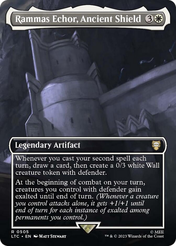Rammas Echor, Ancient Shield (Borderless) [The Lord of the Rings: Tales of Middle-Earth Commander] | Jomio and Rueliete's Cards and Comics