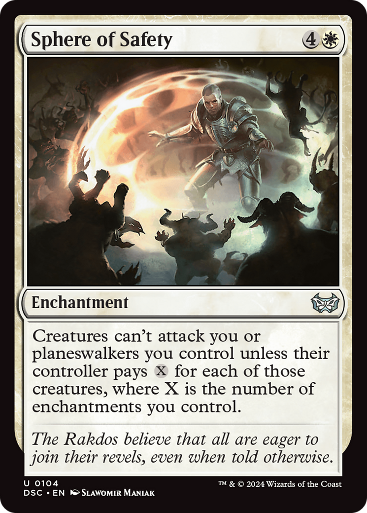 Sphere of Safety [Duskmourn: House of Horror Commander] | Jomio and Rueliete's Cards and Comics