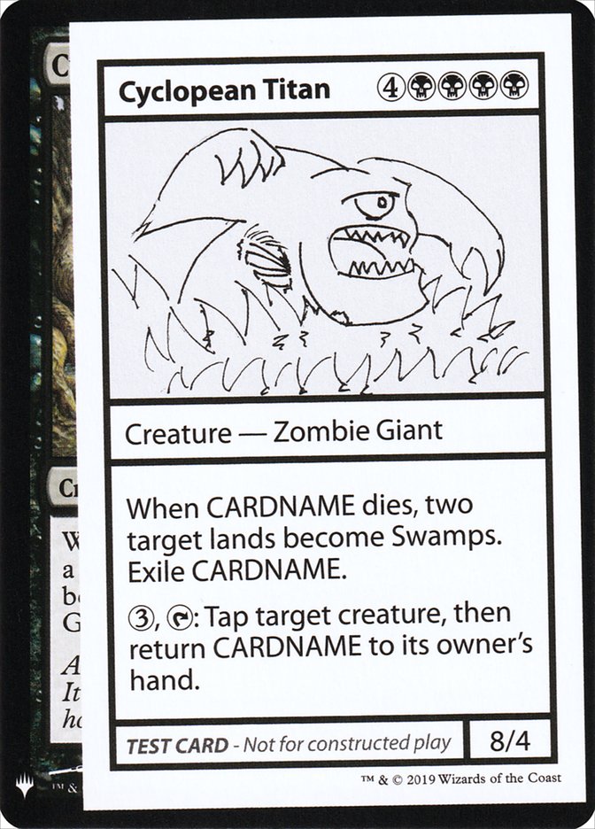 Cyclopean Titan [Mystery Booster Playtest Cards] | Jomio and Rueliete's Cards and Comics