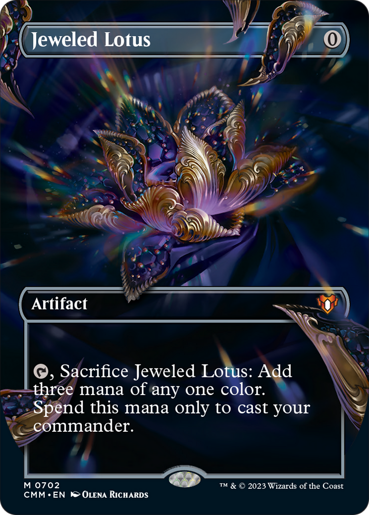 Jeweled Lotus (Borderless Frame Break) [Commander Masters] | Jomio and Rueliete's Cards and Comics