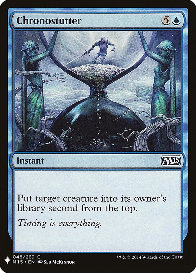 Chronostutter [Mystery Booster] | Jomio and Rueliete's Cards and Comics