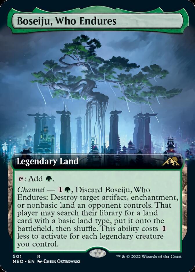 Boseiju, Who Endures (Extended Art) [Kamigawa: Neon Dynasty] | Jomio and Rueliete's Cards and Comics