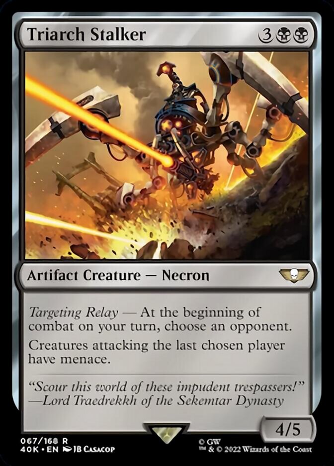 Triarch Stalker [Warhammer 40,000] | Jomio and Rueliete's Cards and Comics