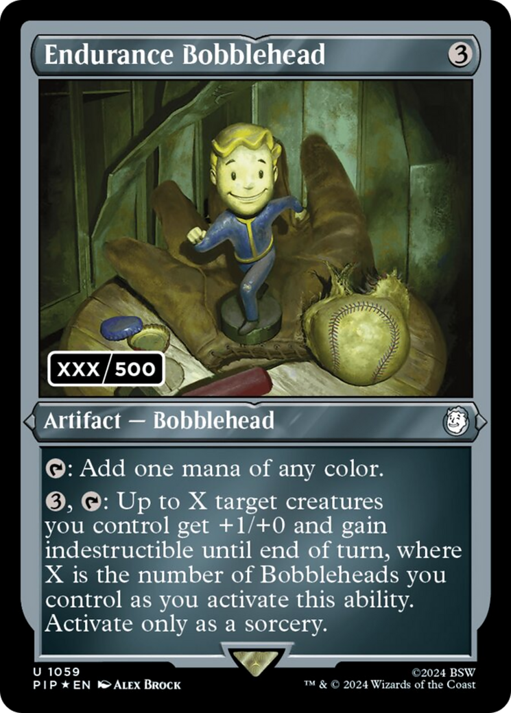 Endurance Bobblehead (Serialized) [Fallout] | Jomio and Rueliete's Cards and Comics