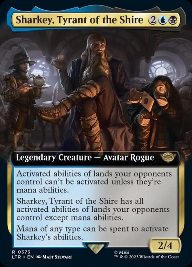 Sharkey, Tyrant of the Shire (Extended Art) [The Lord of the Rings: Tales of Middle-Earth] | Jomio and Rueliete's Cards and Comics