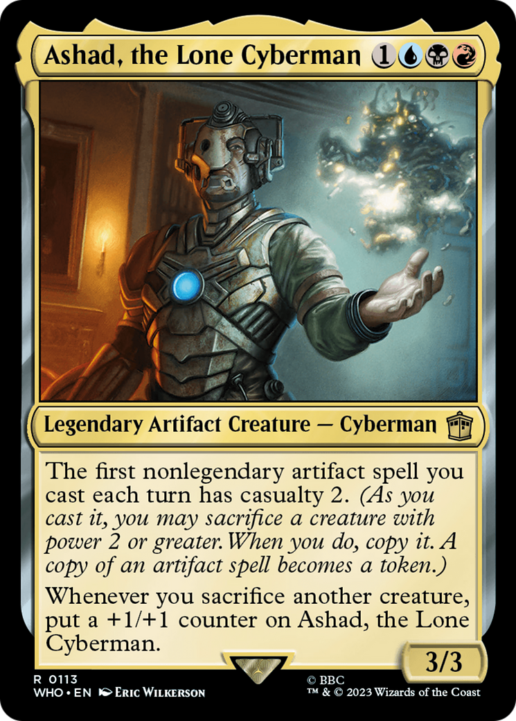 Ashad, the Lone Cyberman [Doctor Who] | Jomio and Rueliete's Cards and Comics