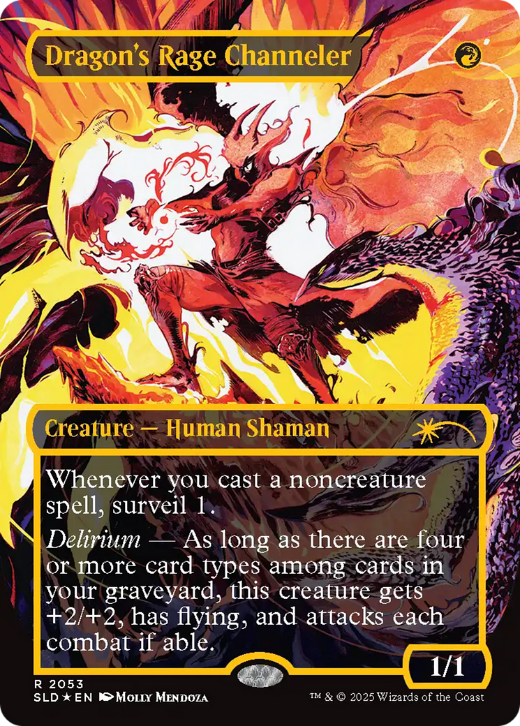 Dragon's Rage Channeler (2053) (Raised Foil) [Secret Lair Drop Series] | Jomio and Rueliete's Cards and Comics