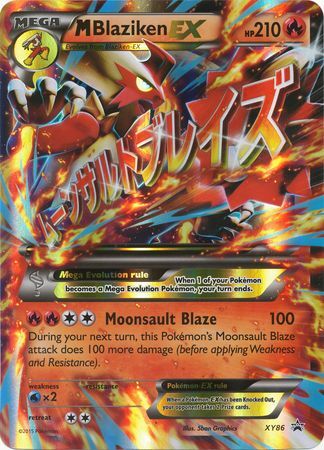 M Blaziken EX (XY86) (Jumbo Card) [XY: Black Star Promos] | Jomio and Rueliete's Cards and Comics