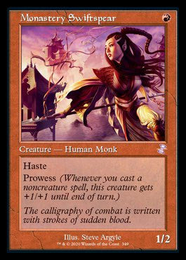 Monastery Swiftspear (Timeshifted) [Time Spiral Remastered] | Jomio and Rueliete's Cards and Comics