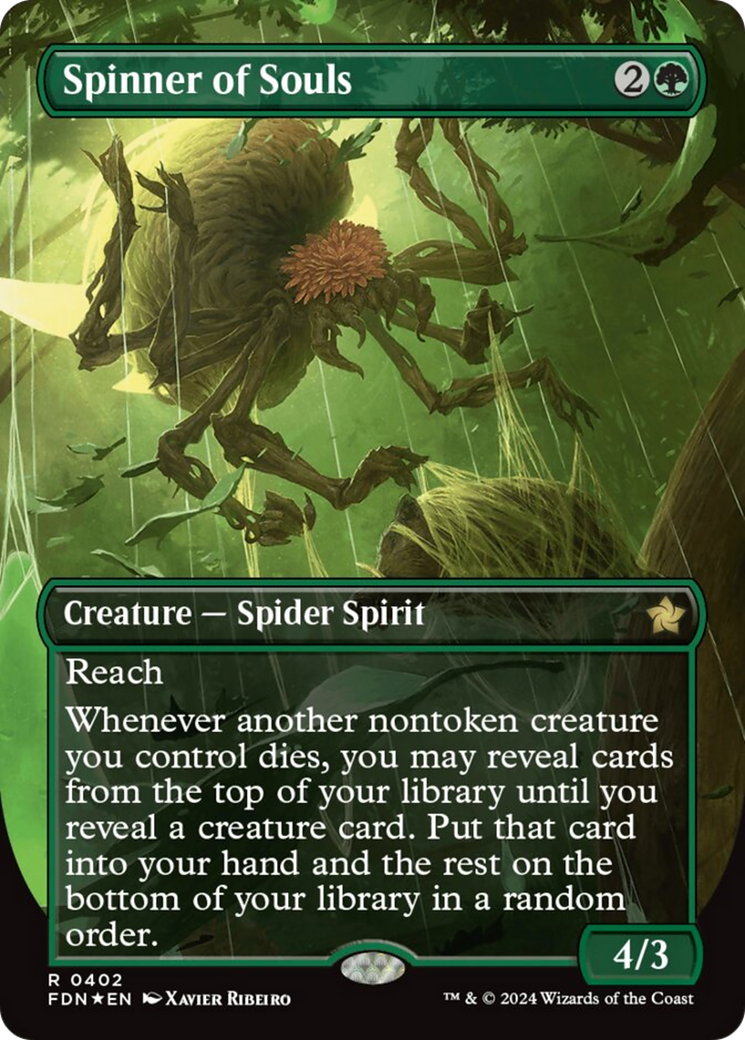 Spinner of Souls (Borderless) (Mana Foil) [Foundations] | Jomio and Rueliete's Cards and Comics