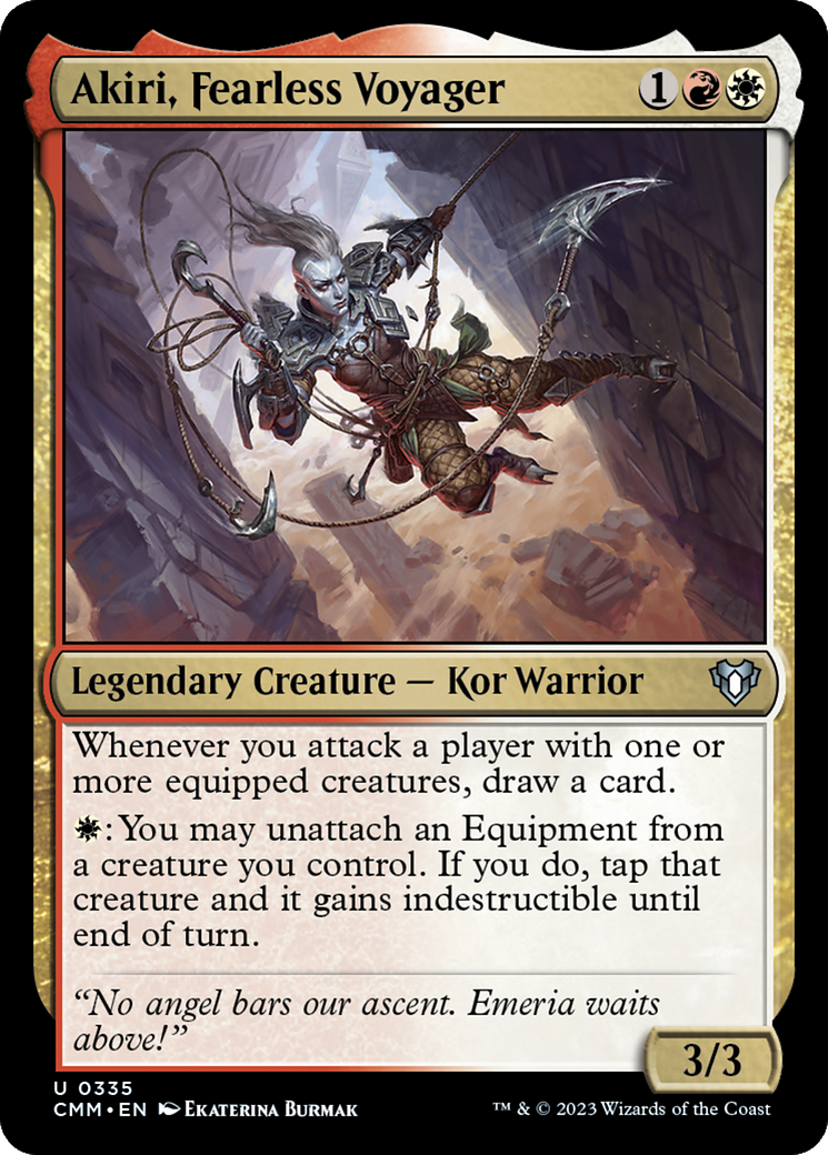 Akiri, Fearless Voyager [Commander Masters] | Jomio and Rueliete's Cards and Comics